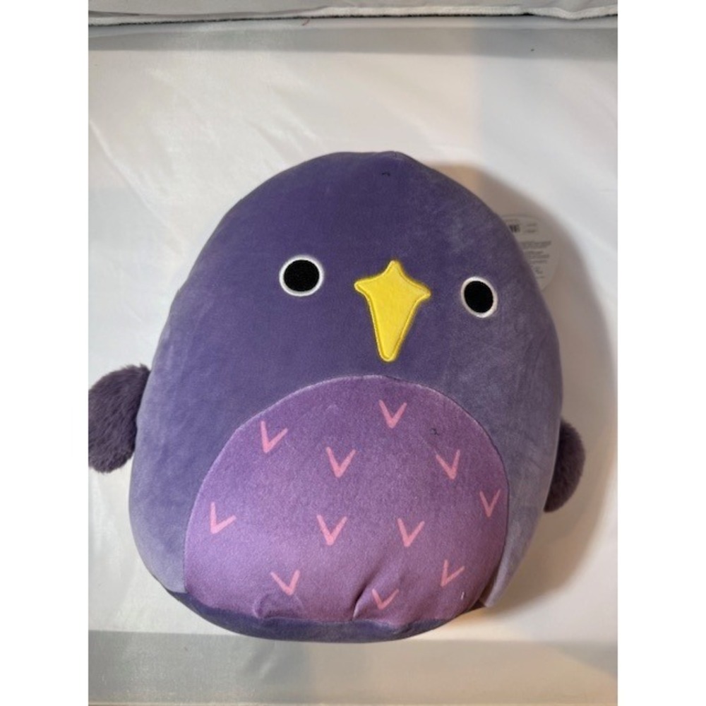 Squishmallows VeeFriends Karma Kiwi Purple Bird Plush Select Series NWT 12 Inch